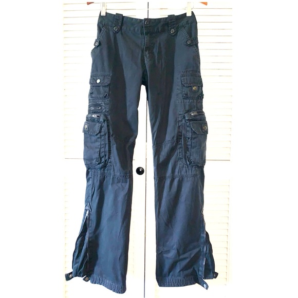Ralph Lauren Paratrooper Cargo Pants Black Women’s size 8 - Picture 1 of 9